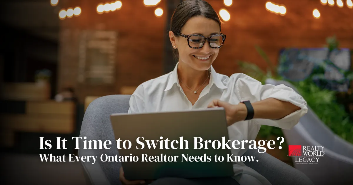 Switch Brokerage Ontario | What Realtors Must Know