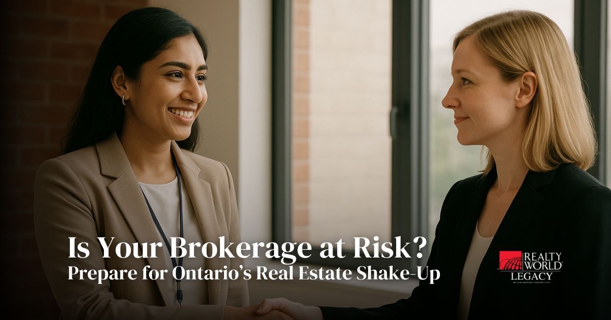 Ontario’s real estate industry is facing major changes. Discover how to protect your career and thrive with a brokerage built for the future.