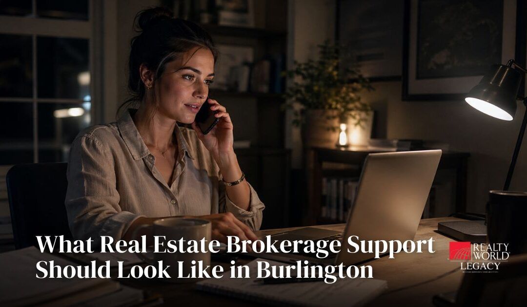 What Real Estate Brokerage Support Should Look Like in Burlington