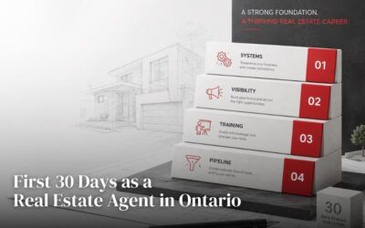 First 30 Days as a Real Estate Agent in Ontario: What New Agents Should Do First